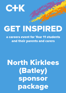 Sponsorship package at Get Inspired 2026, Batley